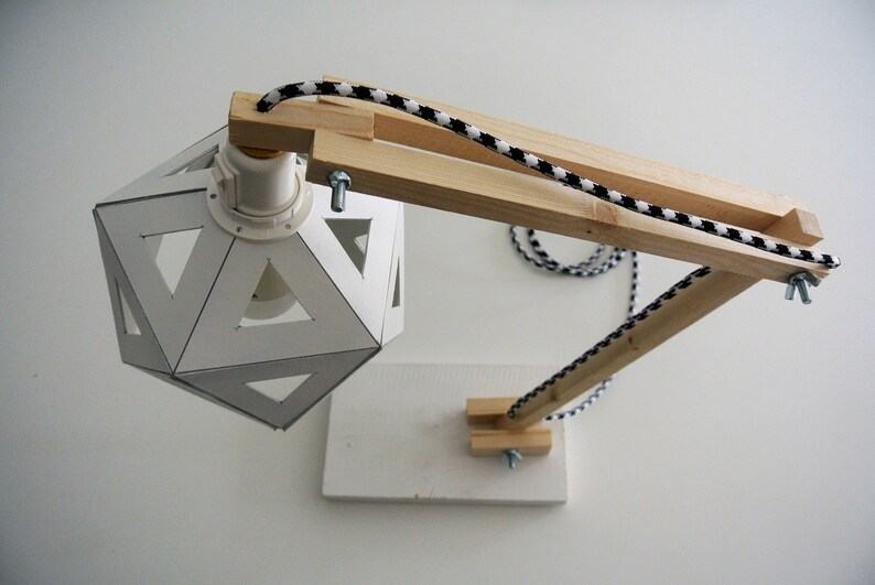 White desk lamp