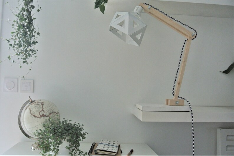 White desk lamp