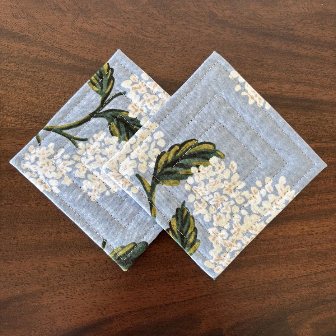 Rifle Paper Co Fabric Coasters, Halloween & Floral Designs, Set of 4 - Etsy