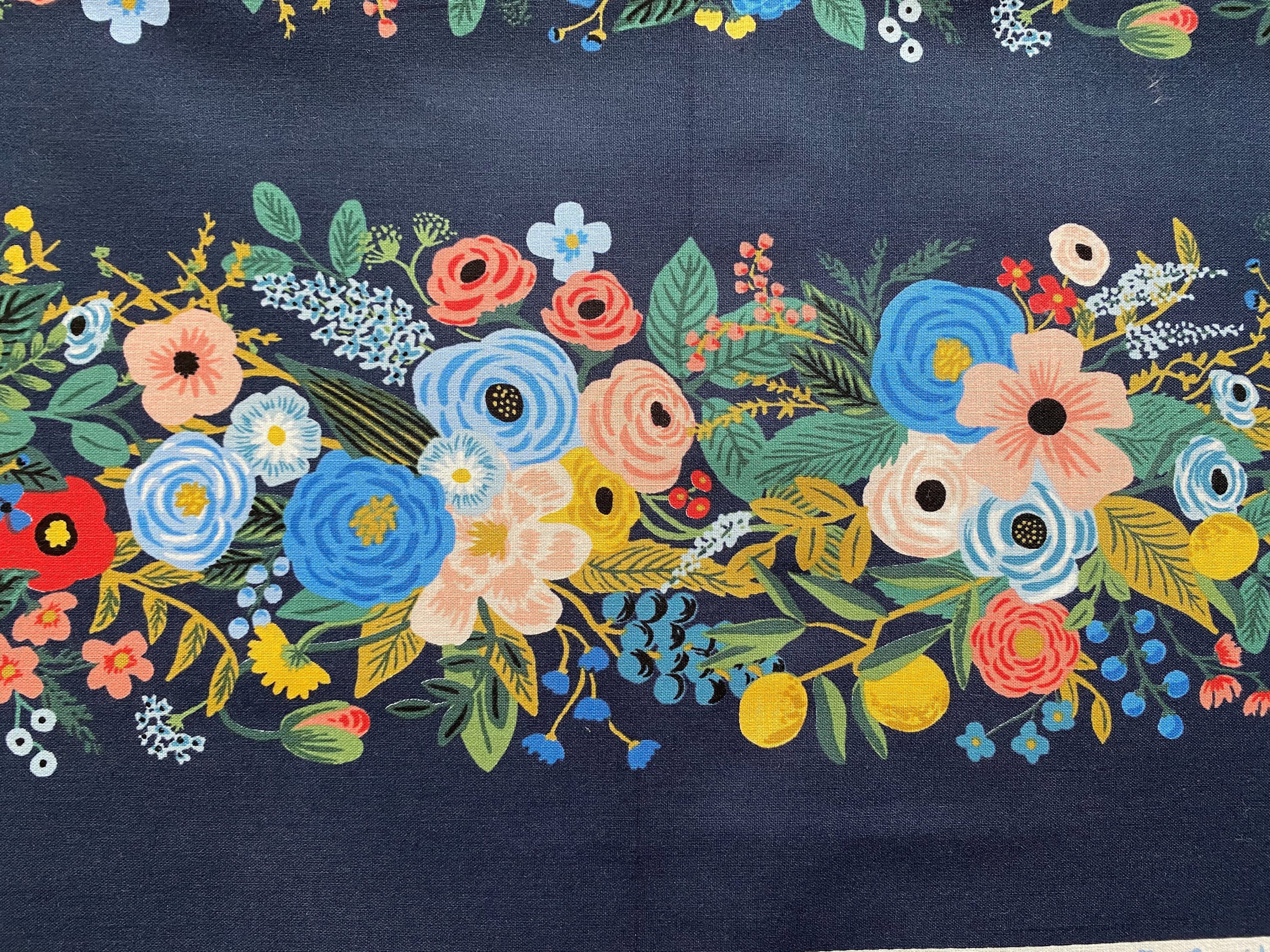 RIFLE PAPER Co Fabric Rifle Paper Co Rifle Paper Wildwood Etsy