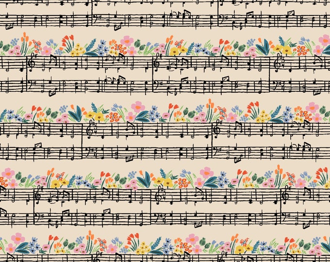 Rifle paper fabric new release bramble vintage fabric inspired music