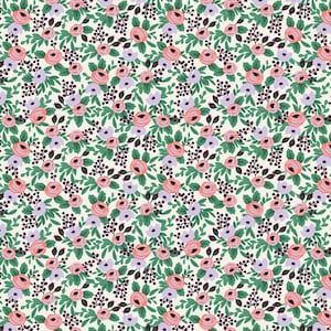 NEW COLOR Rifle Paper Co Fabric Rosa  in Lavender Orchard Collection, Orchard Rosa Purple Fabric, Rifle Paper Company Fabric