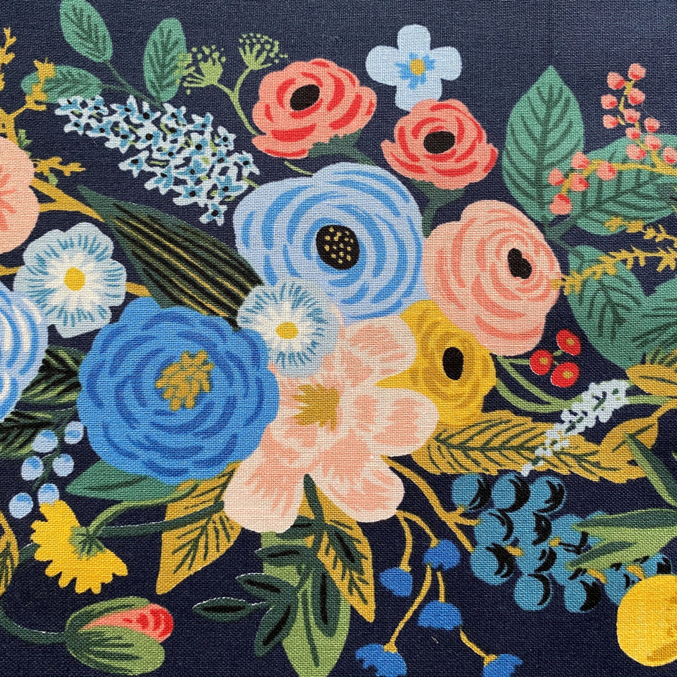 RIFLE PAPER Navy Garden Party Rifle Paper Company Wildwood Etsy