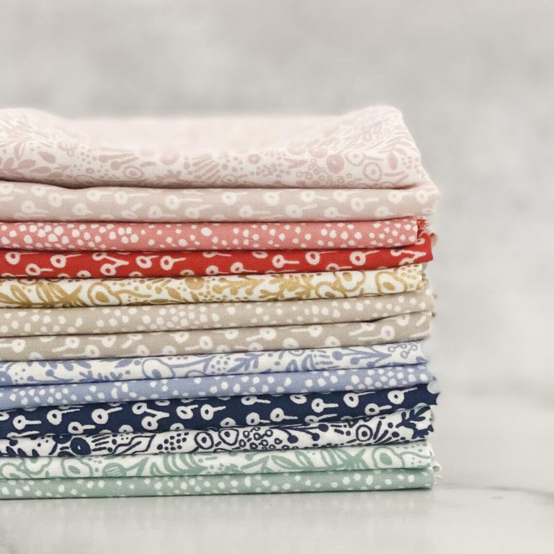 RIFLE PAPER Co. Basics Fabric Fat Quarter Bundle Rifle Fabric Etsy España