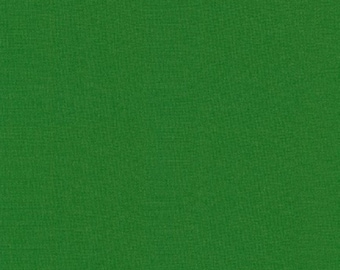 Tela de algodón Kona Jungle Green: Robert Kaufman Kona Solids