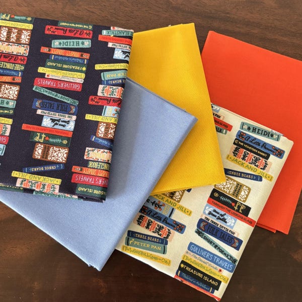 Bundle di tessuti di cotone Fat Eighth del Rifle Paper Co. Book Club