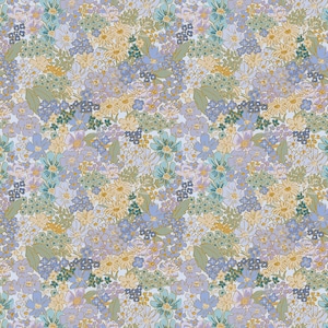 Rifle Paper NEW Release &quot;English Rose&quot; Collection &quot;Mimi&quot; in Blue Metallic Cotton Rifle Paper Fabric Low Supply