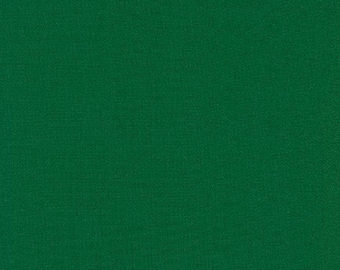 Tela de algodón Kona Pesto Green: Robert Kaufman Kona Solids cortada a medida.