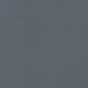 KONA Steel, Kona Solids, Kona Cotton, Kona Solids Steel, Kona by Robert Kaufman by the Yard Grey Fabric