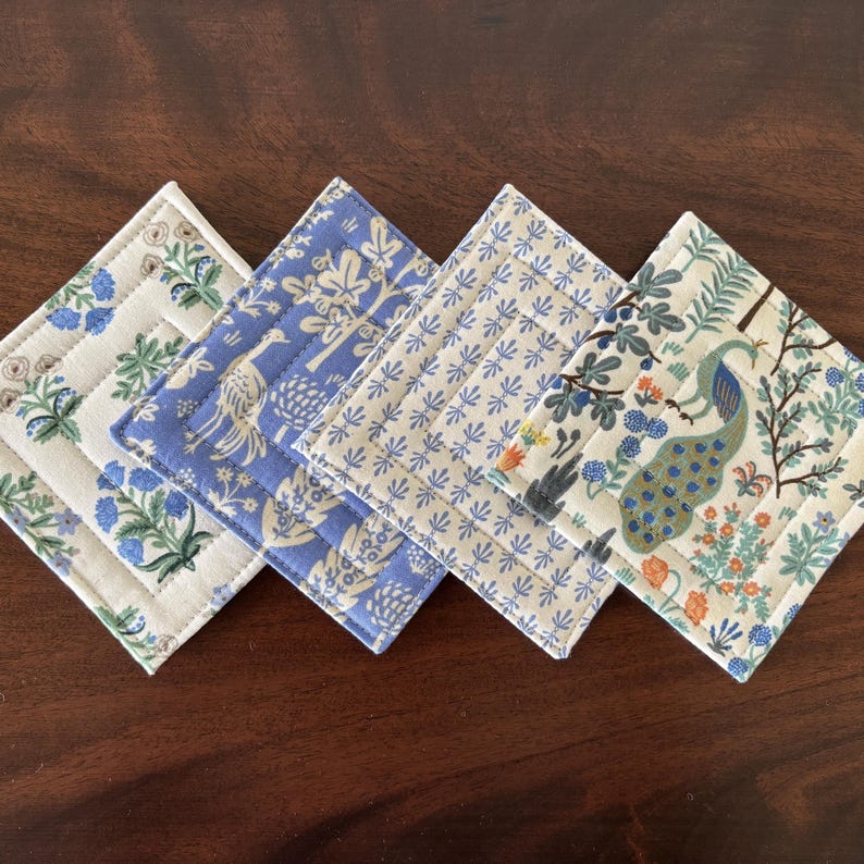 Rifle Paper Co. Fabric Coasters - Thumbnail 2