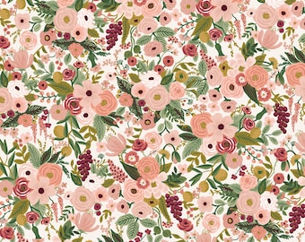 GARDEN PARTY New Release Rifle Paper Garden Party Petite Rose, Rifle Paper Garden Party Petite Rose fabric, Yard, Half Yard, F Q