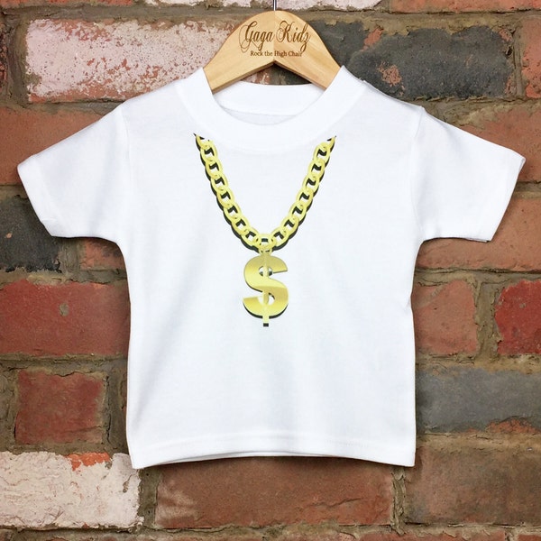 TShirts Hip Hop, Chemise Cool Kids/Baby, TShirt Bling, Style Hip Hop, T-shirts drôles, Vêtements pour bébés / enfants à la mode, Cadeau pour bébé Hip Hop, Vêtements Hip Hop