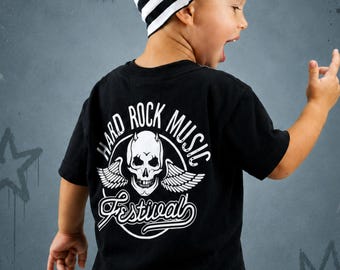 Kid's Rock n Roll T-Shirt: Heavy Metal Music Festival
