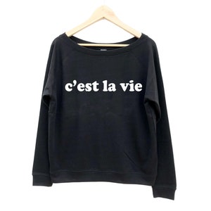 French slogan jumper sales