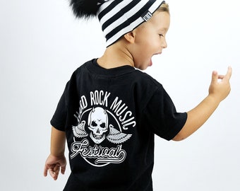 Kid Rock Festival TShirt, Heavy Metal Clothing Gift for Music Lover, Kids & Baby Rock n Roll Clothes