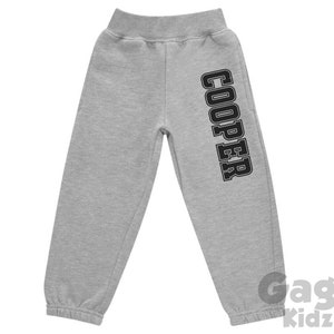 Kids Sweatpants, Custom Name Joggers, Personalised Toddler Trousers, Baby Jogging Bottoms