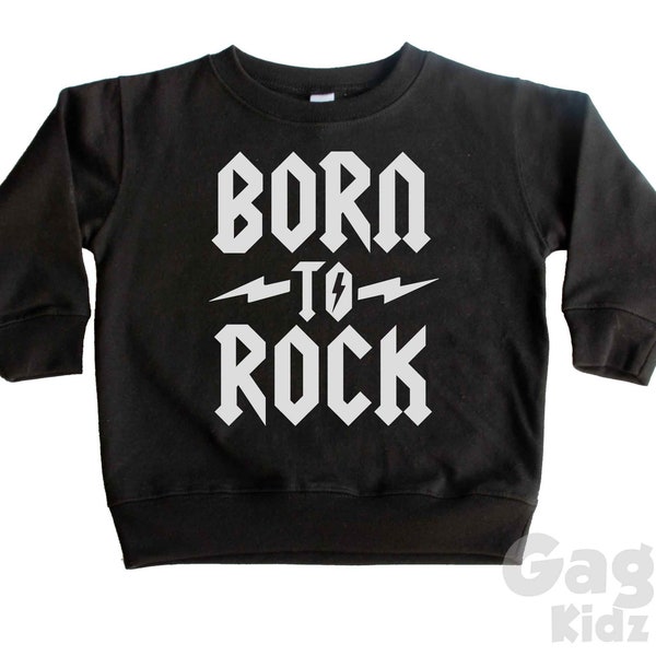 Born To Rock n Roll Kids Sweatshirt