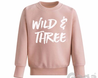 Wild and Three Kids Sweatshirt, Wild & Three