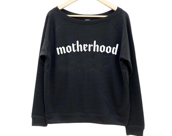 Motherhood Shirt, Mum Life Women's Sweatshirt, Mama Shirt