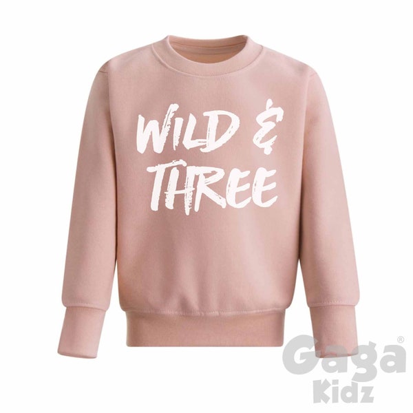 Wild and Three Kids Sweatshirt, Wild & Three