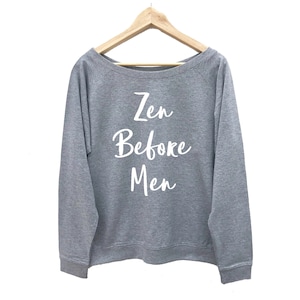Off the top shoulder workout sweater
