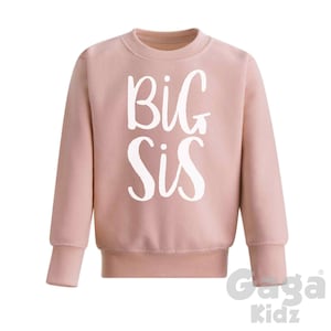 Sweat-shirt grande soeur pour enfants, pull grande soeur pour frères et sœurs