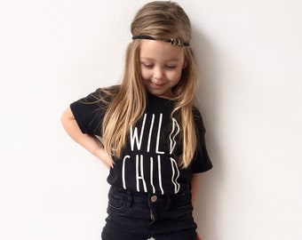 Wild Child TShirt, Kids Baby Infant Toddler Shirts, Wild Shirt, Wild Baby, Wild Kid, Wild Top, Wild Thing, Cool Kids Baby Clothes, Baby Gift