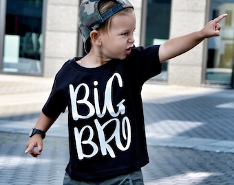 Big Bro Shirt, Sibling Shirt, Big Brother, Sibling Clothes, Baby Boy Clothes, Kids T-Shirt, Brother Gift, Sibling Outfit, Gift for Brother