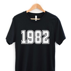 Camiseta personalizada del año: camiseta de regalo de cumpleaños