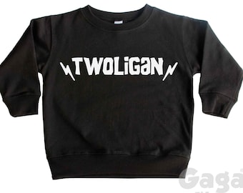 Sudadera Twoligan: Suéter divertido para niños de 2 años