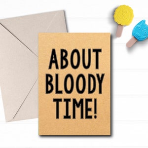 À propos de Bloody Time Funny Carte de vœux