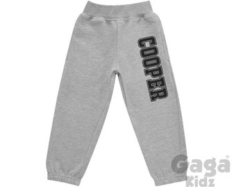 Kids Sweatpants, Custom Name Joggers, Personalised Toddler Trousers, Baby Jogging Bottoms