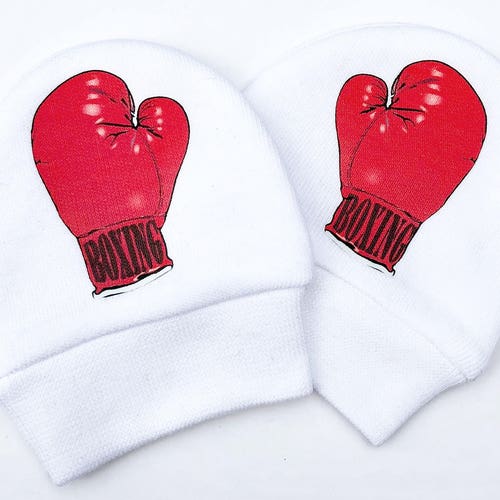 Scratch Mittens Baby Mittens Boxing Gloves Boxer Newborn Etsy UK