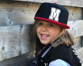 Custom Baseball Cap, Letter Hat, Monogram Hat, Kids SnapBack Cap