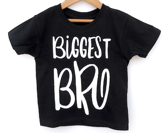 Biggest Brother Shirt, New Brothers Kids Shirt, Promoted to Big Brother Gift, Baby Announcement