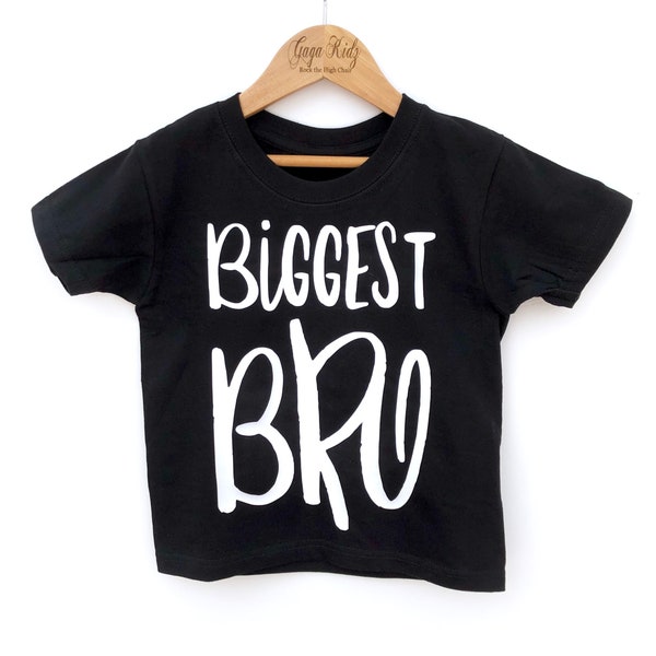 Chemise Biggest Brother, chemise New Brothers Kids, promu cadeau Big Brother, annonce de bébé