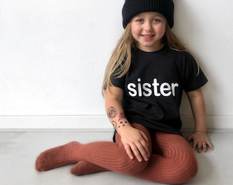 Sister TShirt, Kids Sibling Shirt