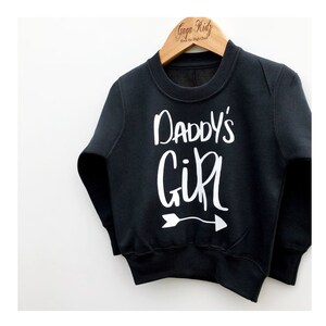 Daddy's Girl Sweatshirt, Kids Outfit, Fathers Day Gift