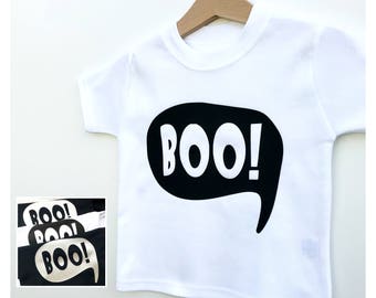 Boo Halloween Kinder Shirt: Gruseliges Kleinkind Outfit