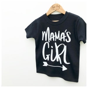 Mama&#39;s Girl Kids Baby Shirt, Mommy&#39;s Girl, Mamas Mini, Baby Girl Clothes Outfit, Mothers Day Gift, Gifts for Girls Daughter, Girls Clothing