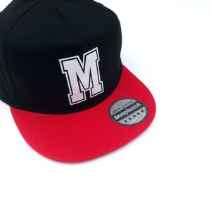 Cappellino da baseball personalizzato, Cappello da lettera, Cappello monogramma, Cappellino SnapBack per bambini immagine 3