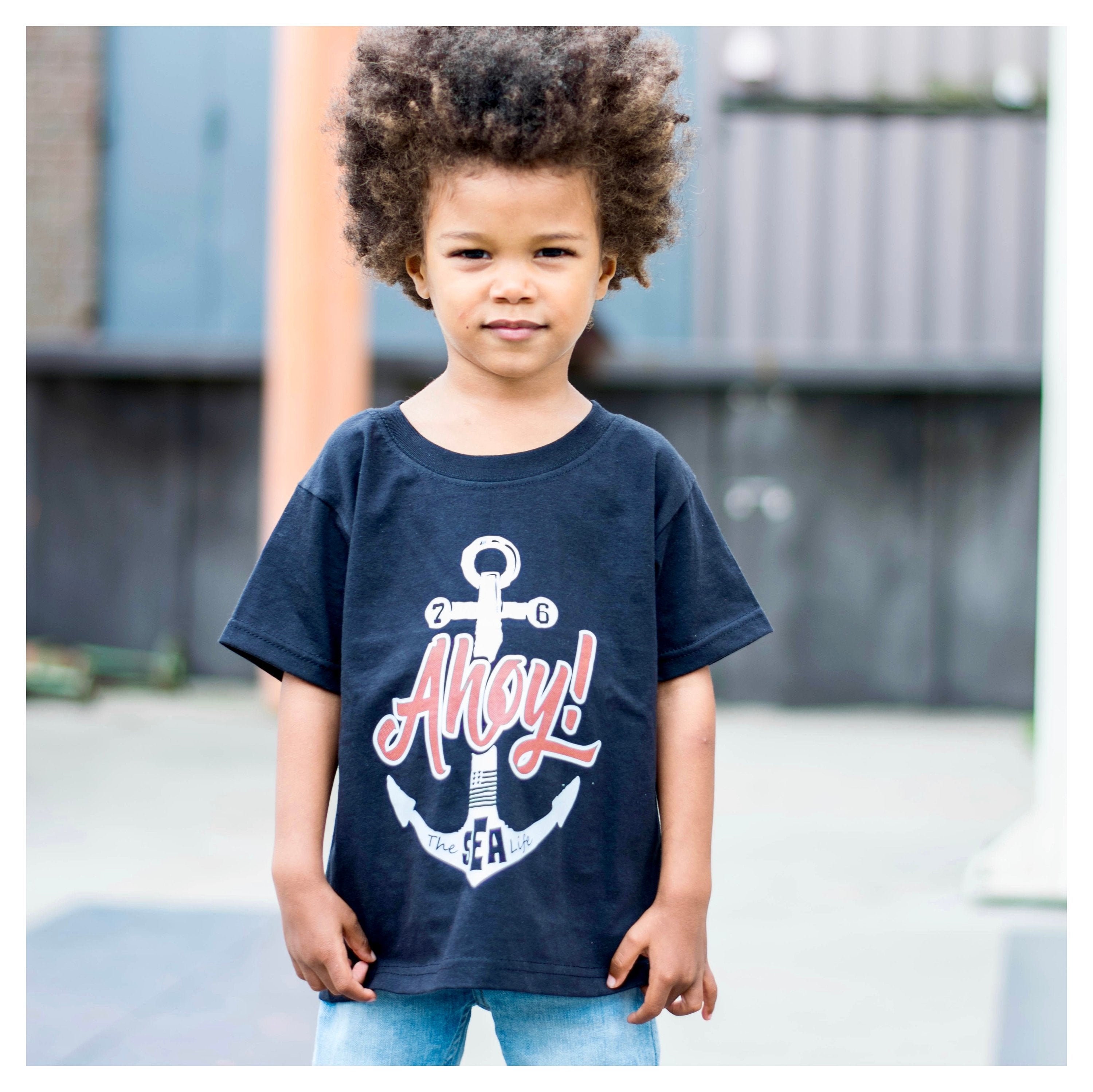 Anchor Pirate Skull T shirt