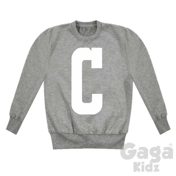 Buy Custom Letter Kids Sweatshirt Personalised Initial Children s
