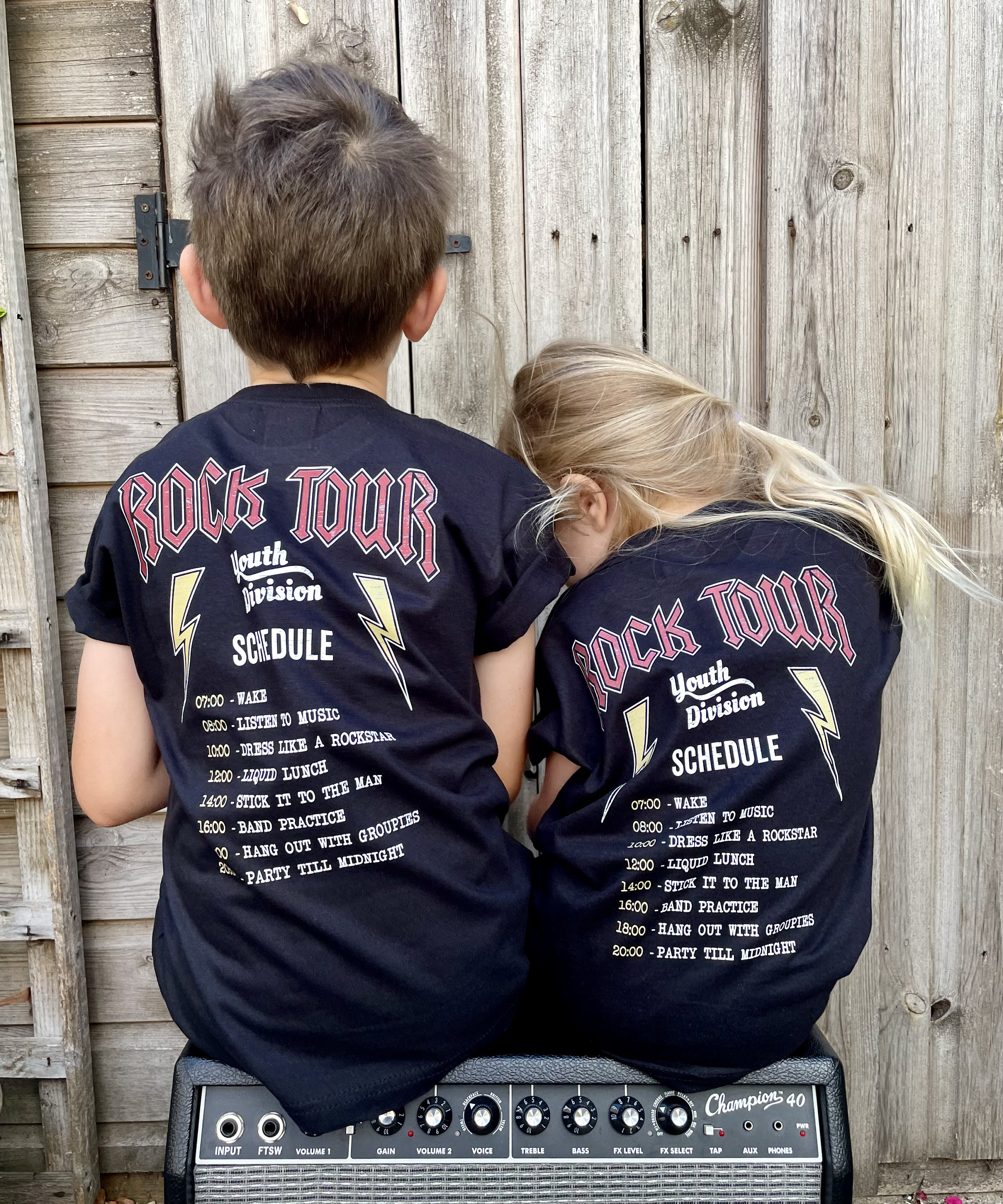 Custom Kids Rock Tour Roll Rock Festival Band Schedule Groupie Personalised Tee, Customised Tshirt, T-shirt Name - Etsy and