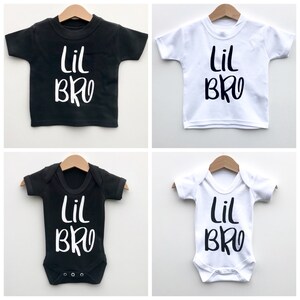 Big Sister Shirt & Little Brother Shirt, Sibling Shirts, Matching Shirts, Sibling Outfits, Baby Bodysuit, Baby Boy Clothes, Big Sister Gift image 3