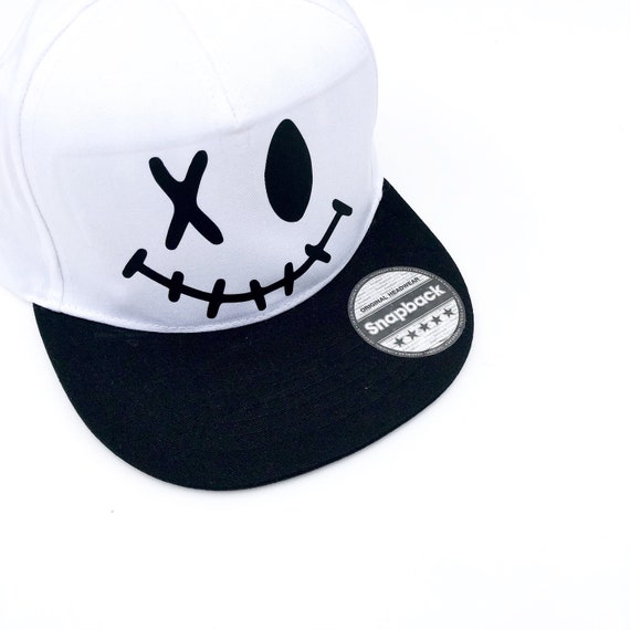 Happy Face Youth Baseball Cap, Snapback Cap, Baseball Hat