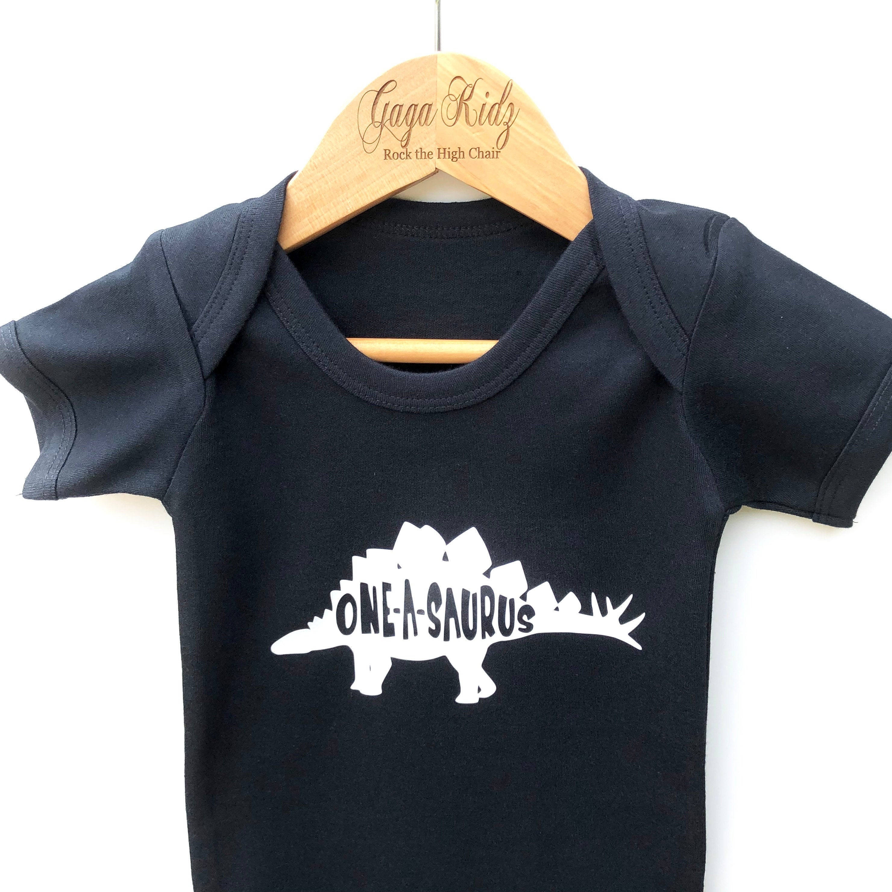 Kids T-shirt Dinosaur Roarsome Age 1 Happy 1st Birthday Funny Present Gift
