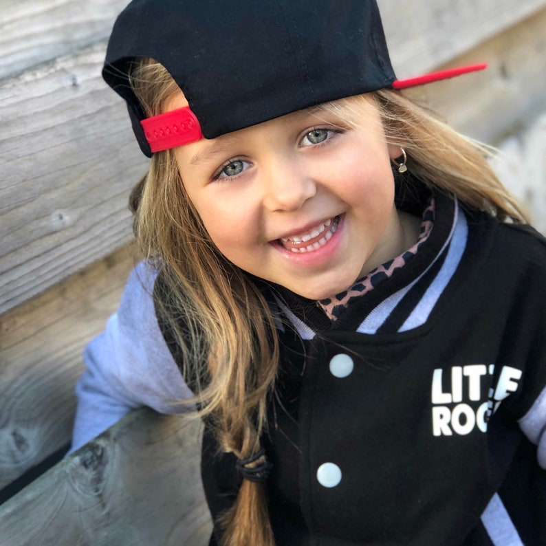 Cappellino da baseball personalizzato, Cappello da lettera, Cappello monogramma, Cappellino SnapBack per bambini immagine 2