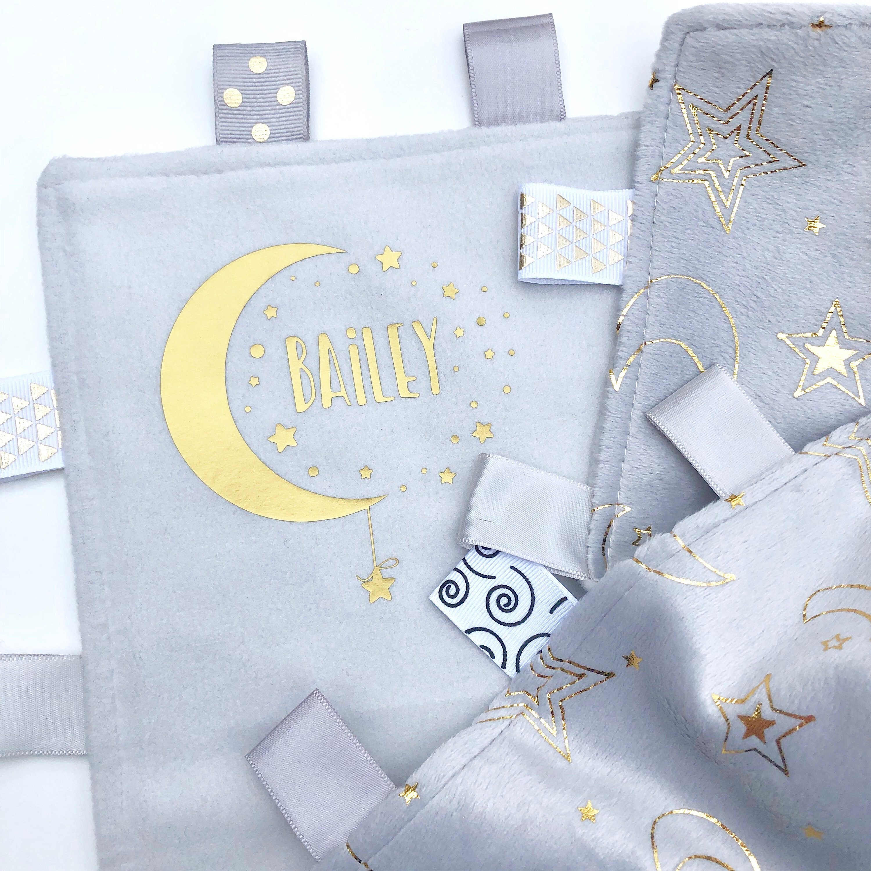 personalized baby comforter