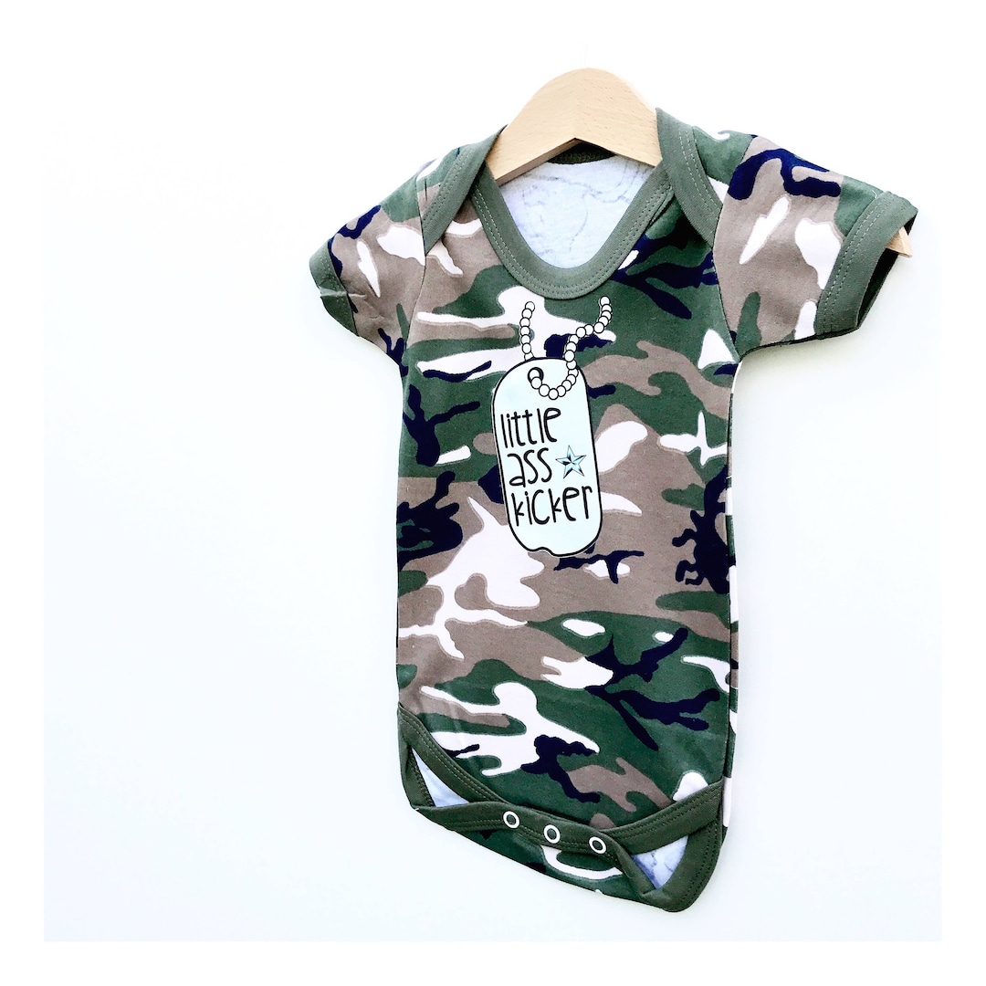 Ropa Body Camuflaje Bebe Conjunto De Ropa Para Bebé Recién Nacido